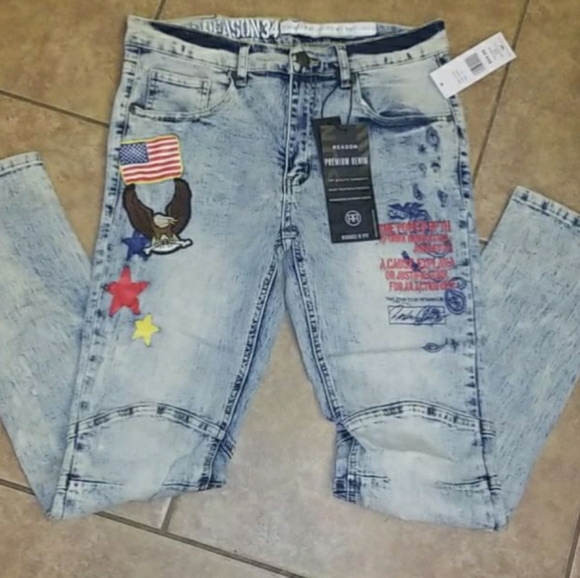 🆕️eagle emblem Denim Jean's 30w - Picture 9 of 11